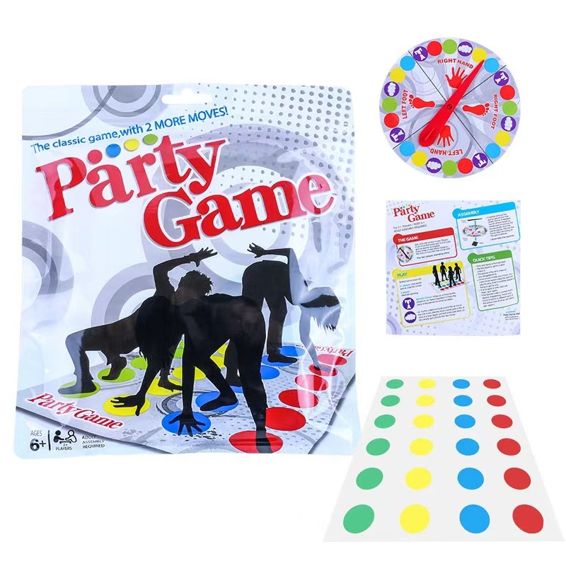 Party Games Adults Indoor - Permainan Pesta Twister - Mainan Olahraga