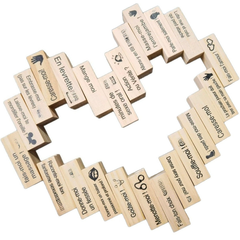 Party Games Couple - 48PCS Permainan Blok Seks untuk Pasangan