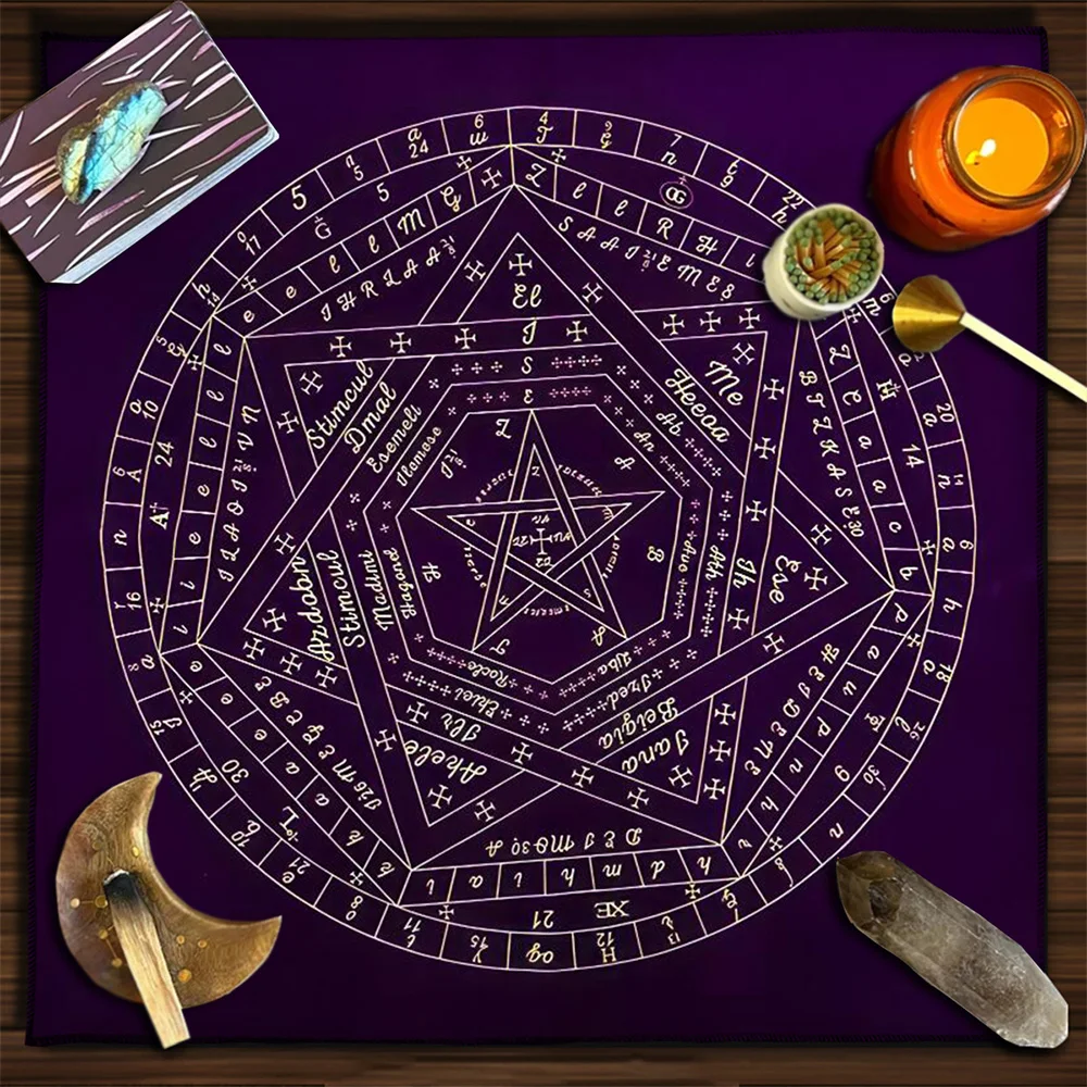 Zodiac Party Games - Taplak meja kartu Tarot Sigillum Dei