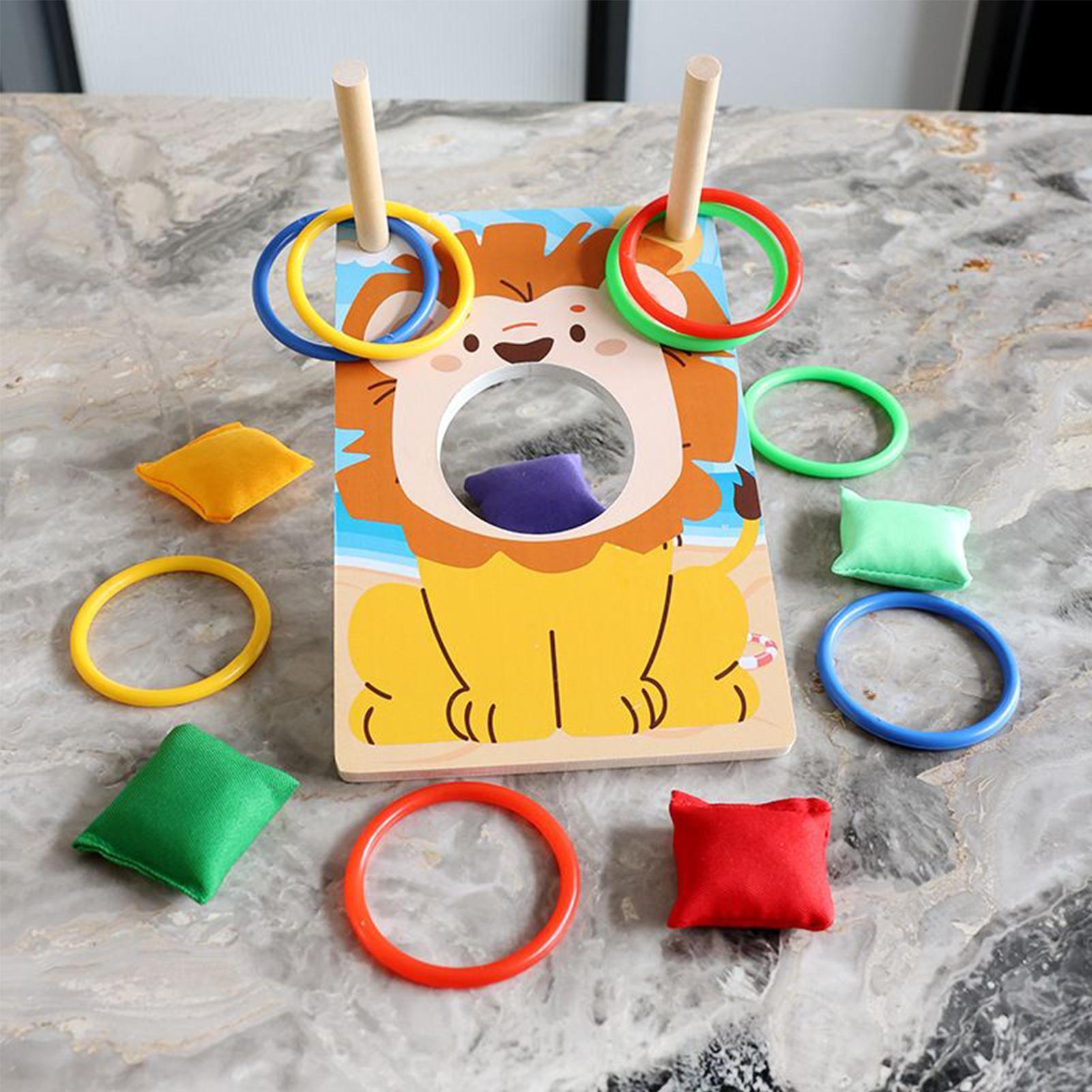 Party Games Adults Indoor - Permainan Lempar Kantong Kacang Kayu &