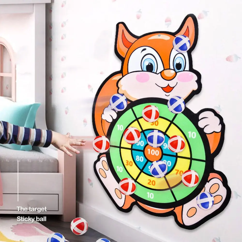 Party Games Board Game - Permainan Lempar Dartboard Edukatif Klasik Kartun