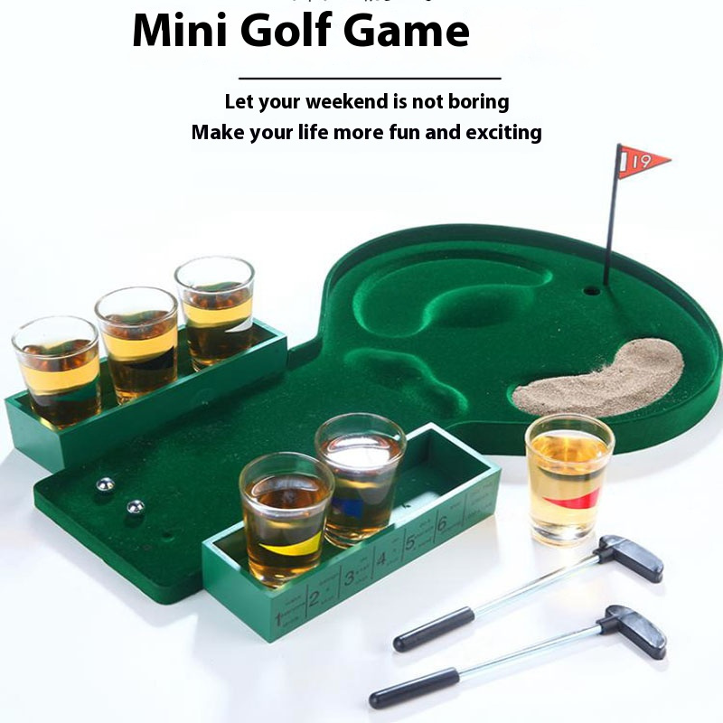 Party Games Adults Drinking - Mainan meja Golf Mini Bar permainan