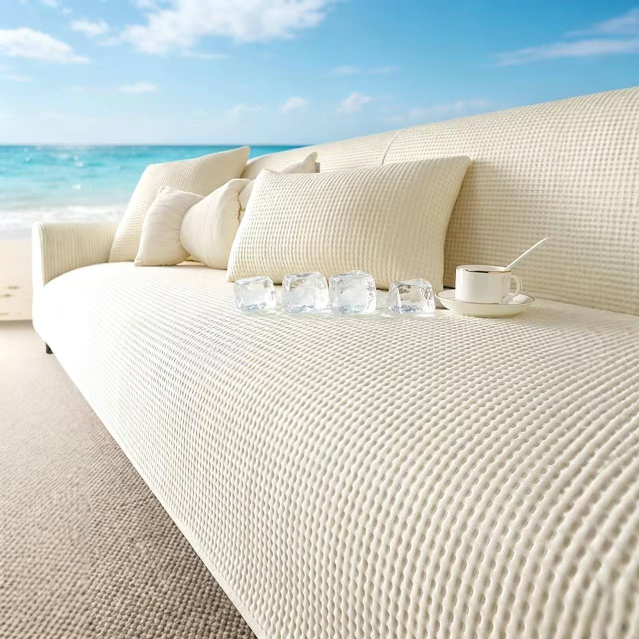 Washer Toss Set - Sarung Sofa Anti-Slip Summer Cooling Touch,