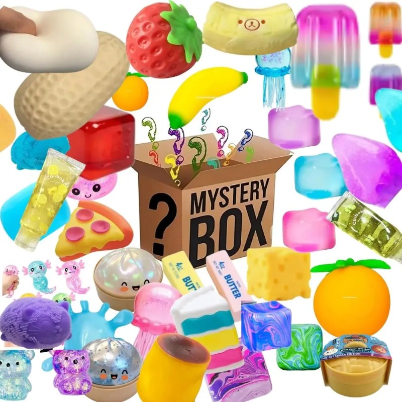 Party Games Birthday - Kotak Kejutan Mainan 100+ Pcs, Figur