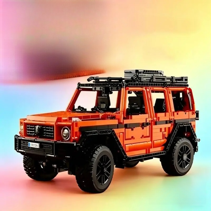 Party Games Birthday - Kendaraan off-road warna oranye G500 cocok