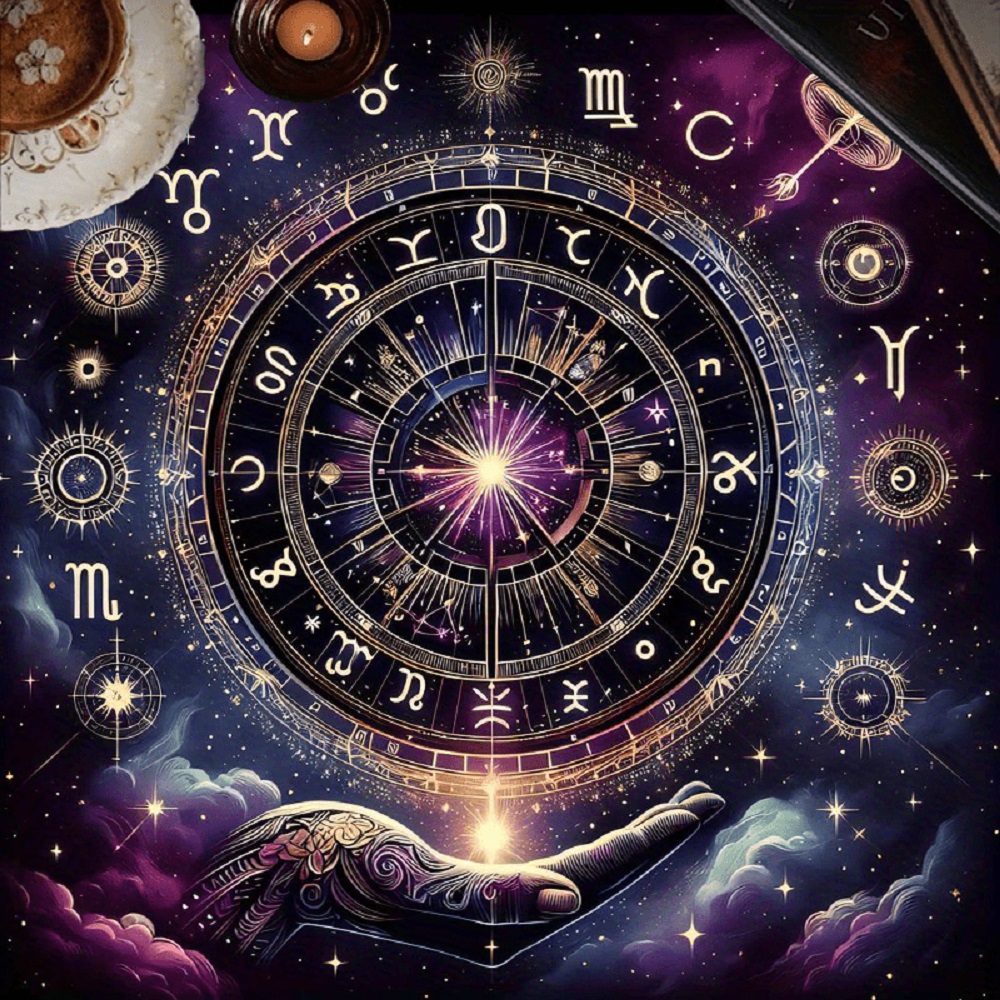 1 Buah Taplak Meja Ramalan Kar - Zodiac Party Games ulasan dan harga