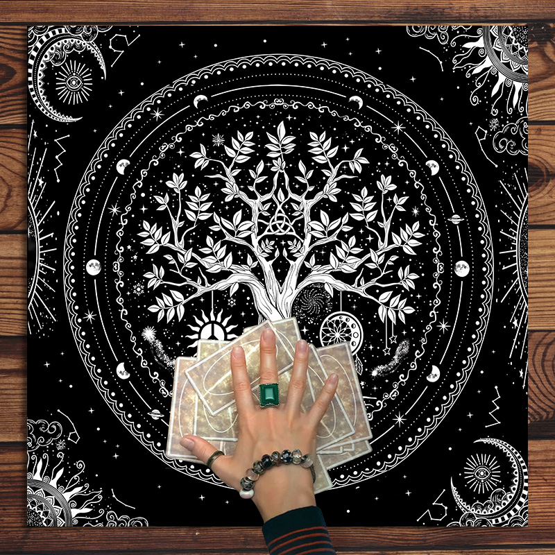 1 buah kain Tarots bulan Tarot - Zodiac Party Games ulasan dan harga