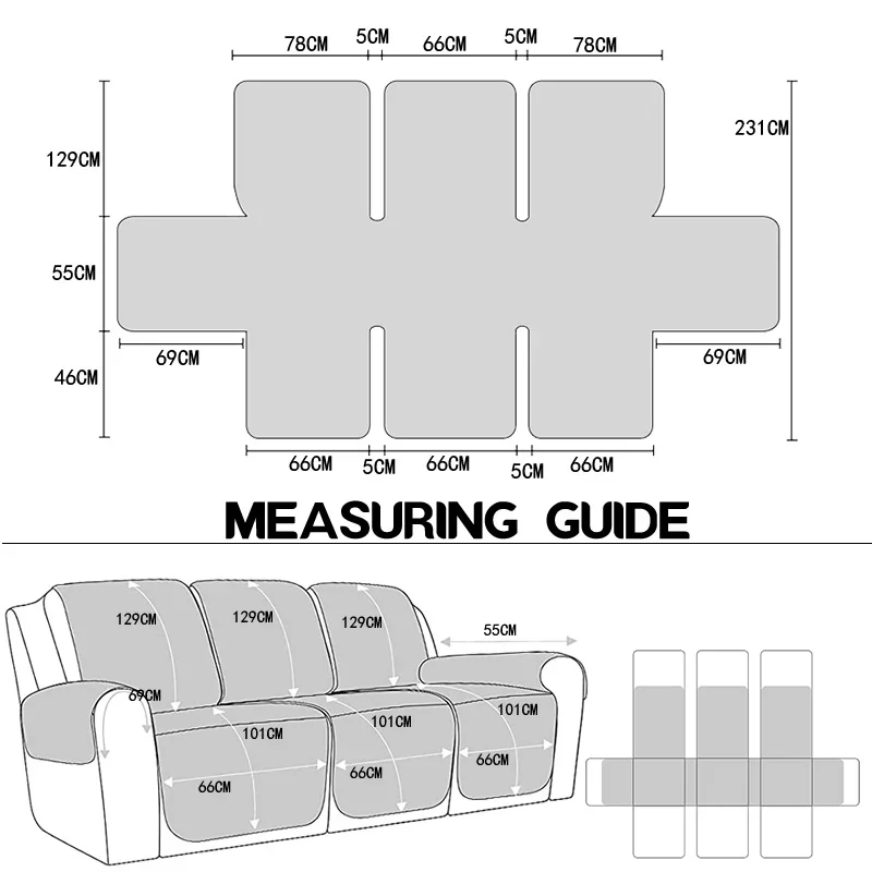 Sarung Sofa 1/2/3 tempat duduk - Washer Toss Set ulasan dan harga