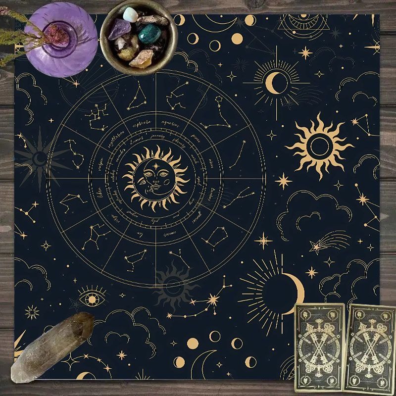 Kain Tarot Pola Zodiak - Kain  - Zodiac Party Games ulasan dan harga