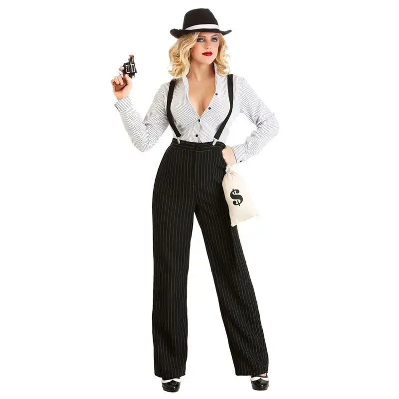 Kostum Cosplay Wanita Hallowee - Party Games Mafia ulasan dan harga