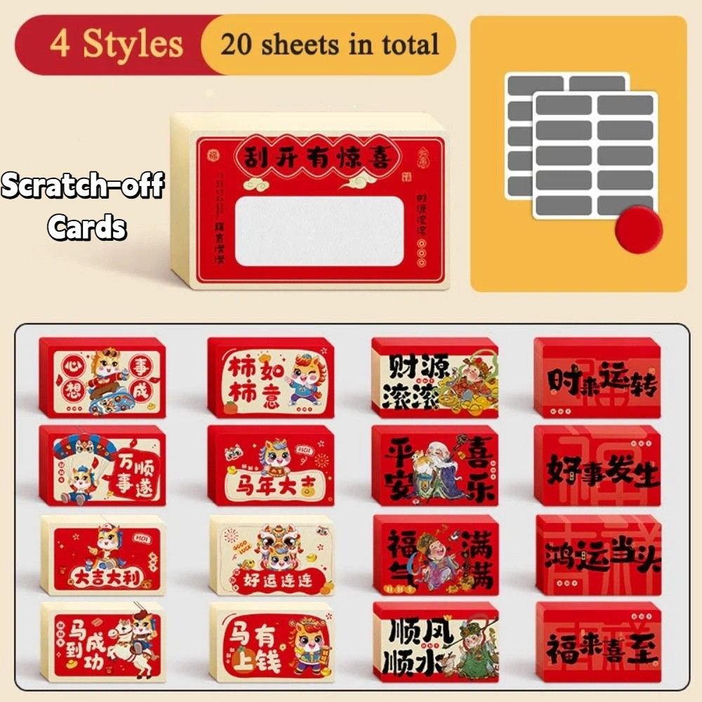 20pcs Kartu Goresan Zodiak Kud - Zodiac Party Games ulasan dan harga
