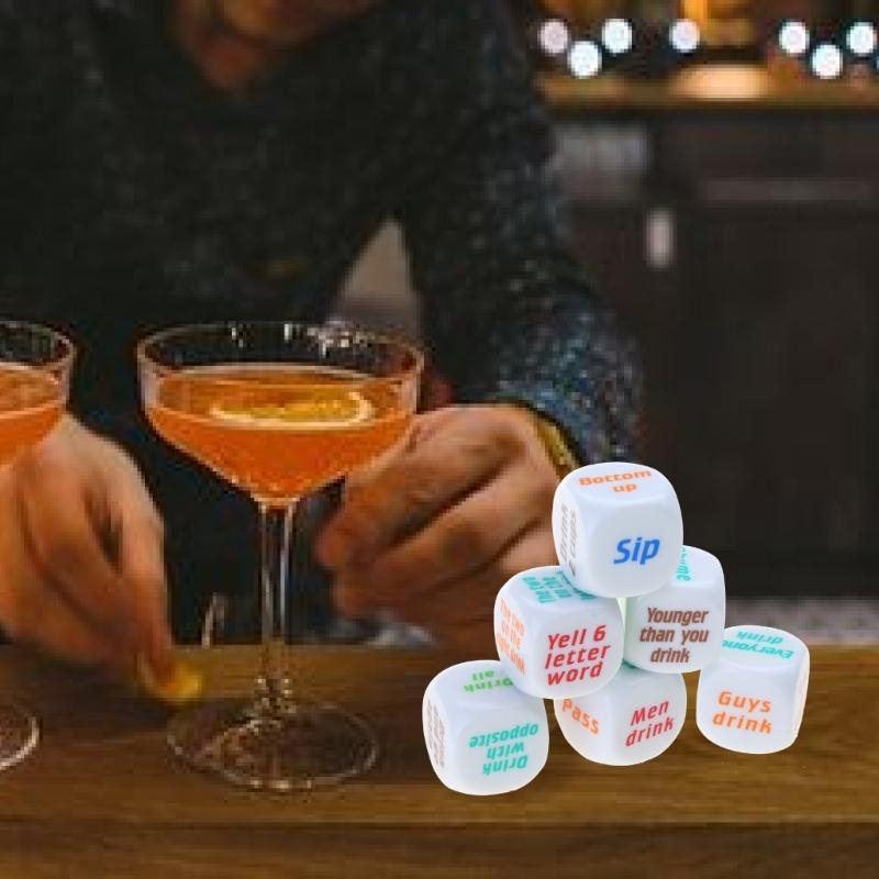 Set Dadu Penentu Minuman Pecin - Party Games Adults Drinking ulasan dan harga