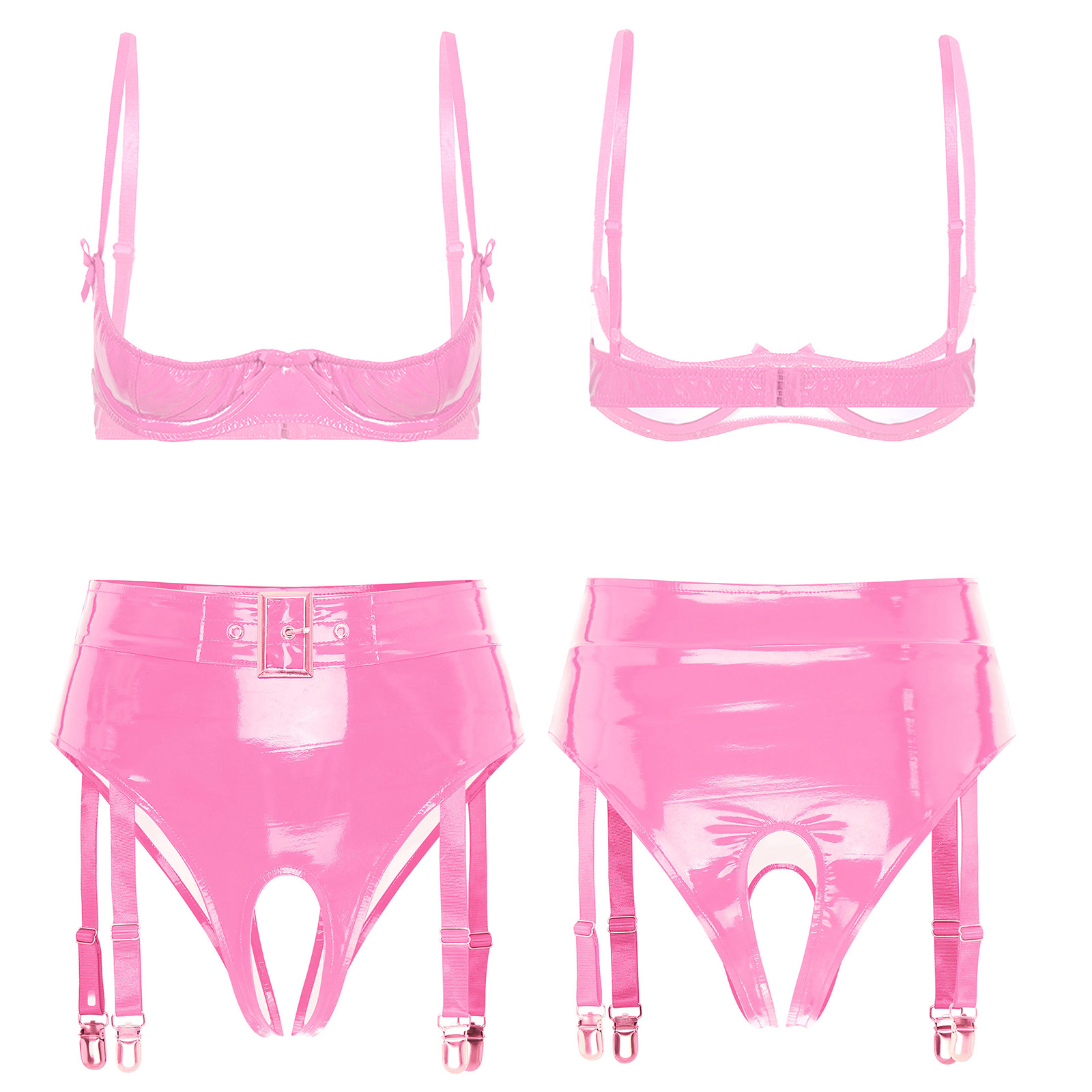 Tank Top Bra Kulit PU Mengkila - Party Games Couple ulasan dan harga