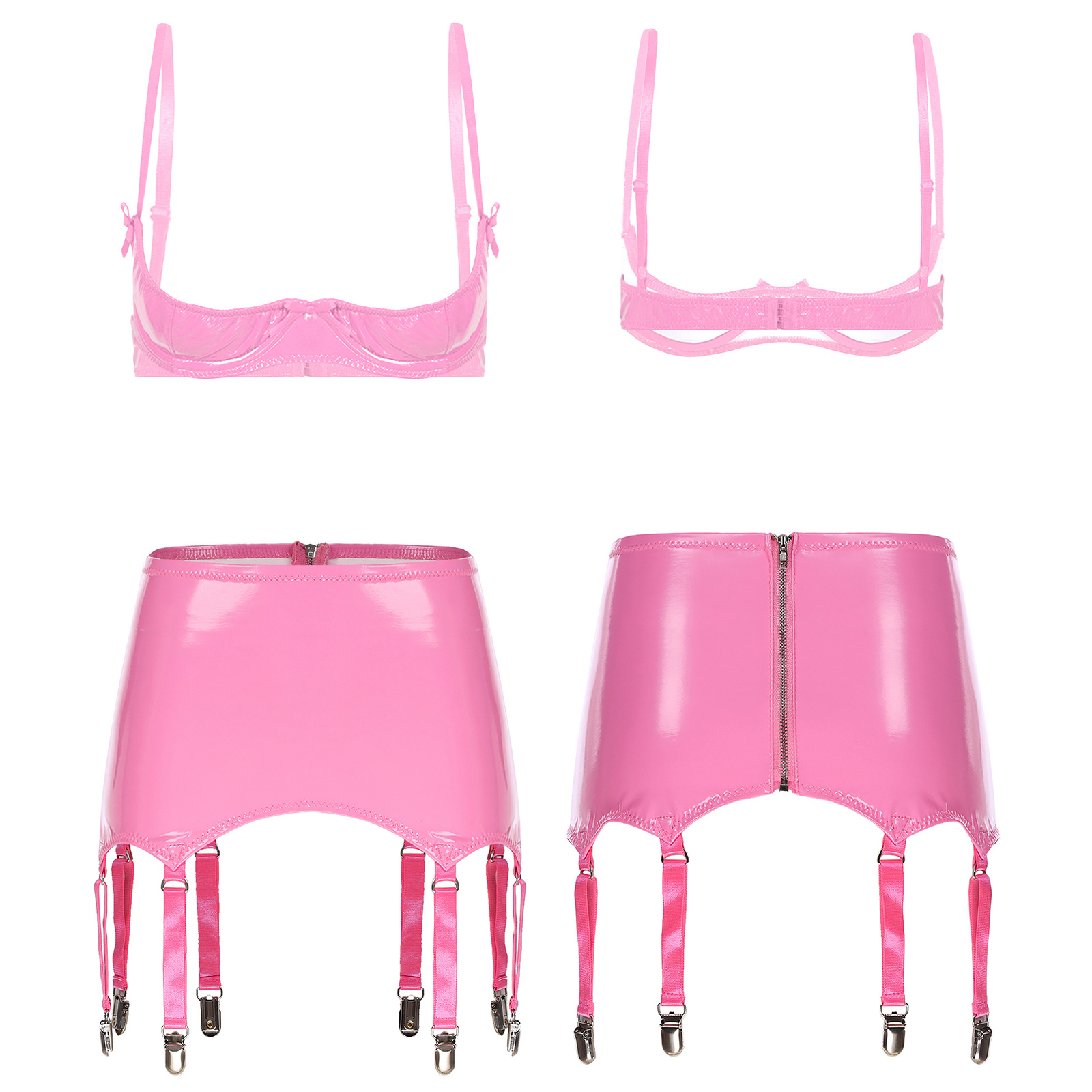 Tank Top Bra Kulit PU Mengkila - Party Games Couple ulasan dan harga