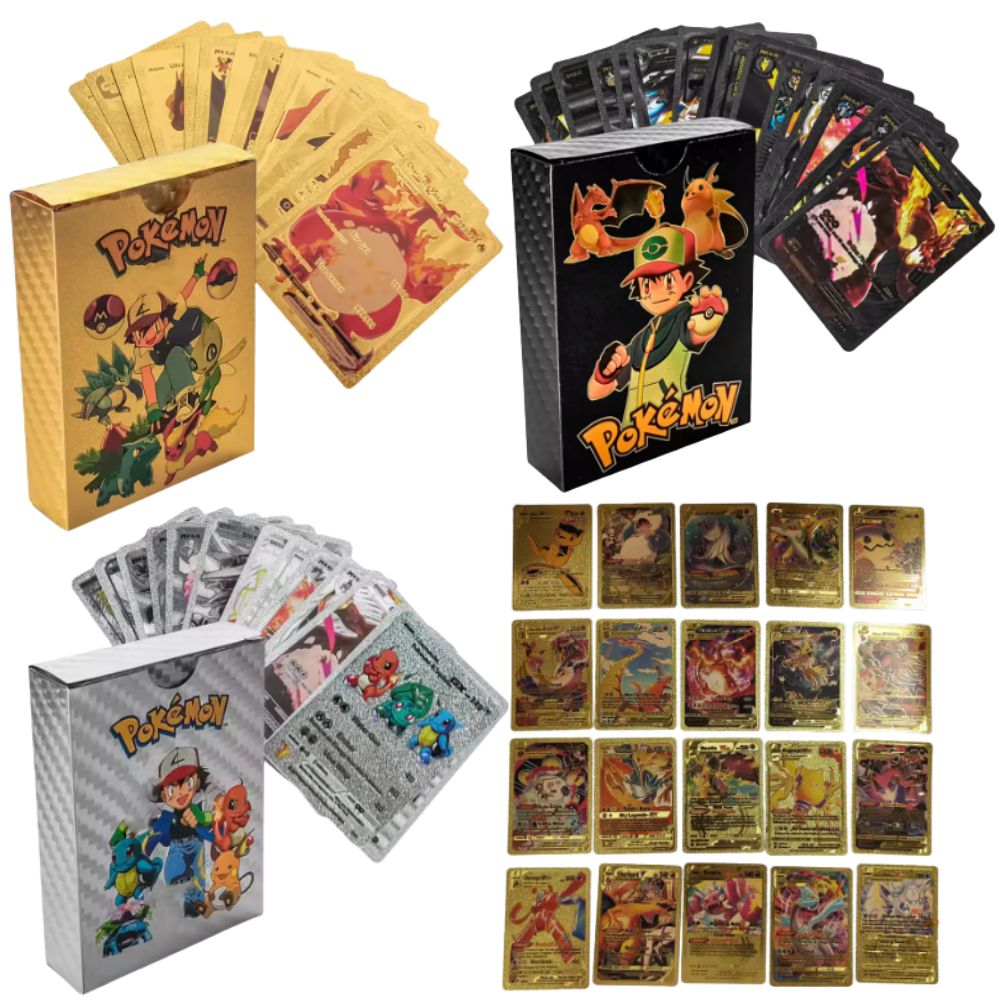 55PCS Kartu Pokémon Baru Vmax  - Party Games Board Game ulasan dan harga