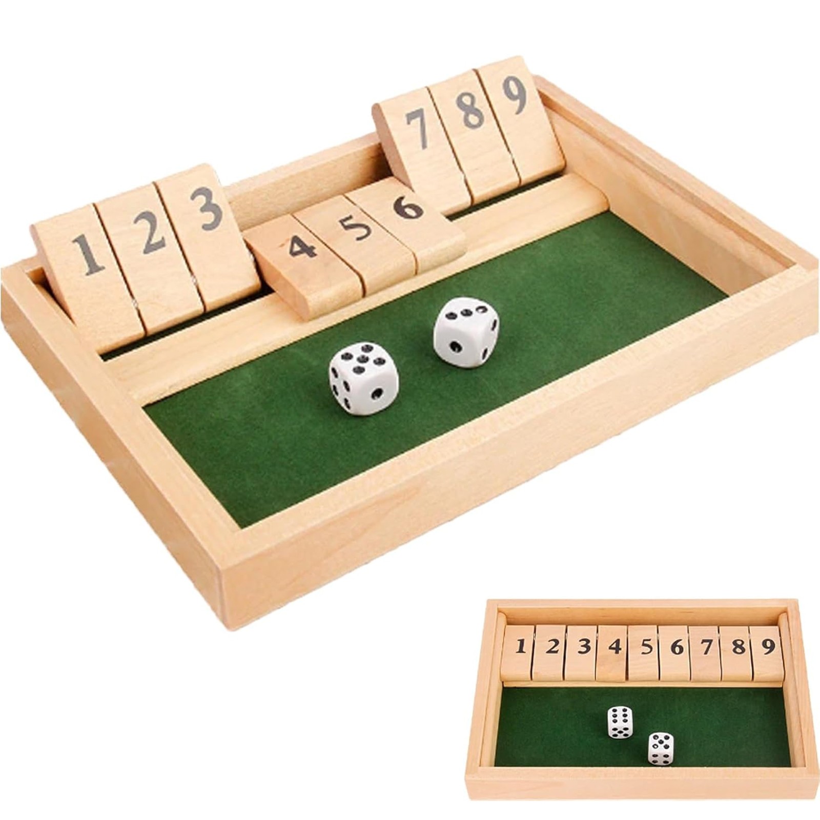 Permainan Papan Shut The Box D - Party Games Adults Drinking ulasan dan harga