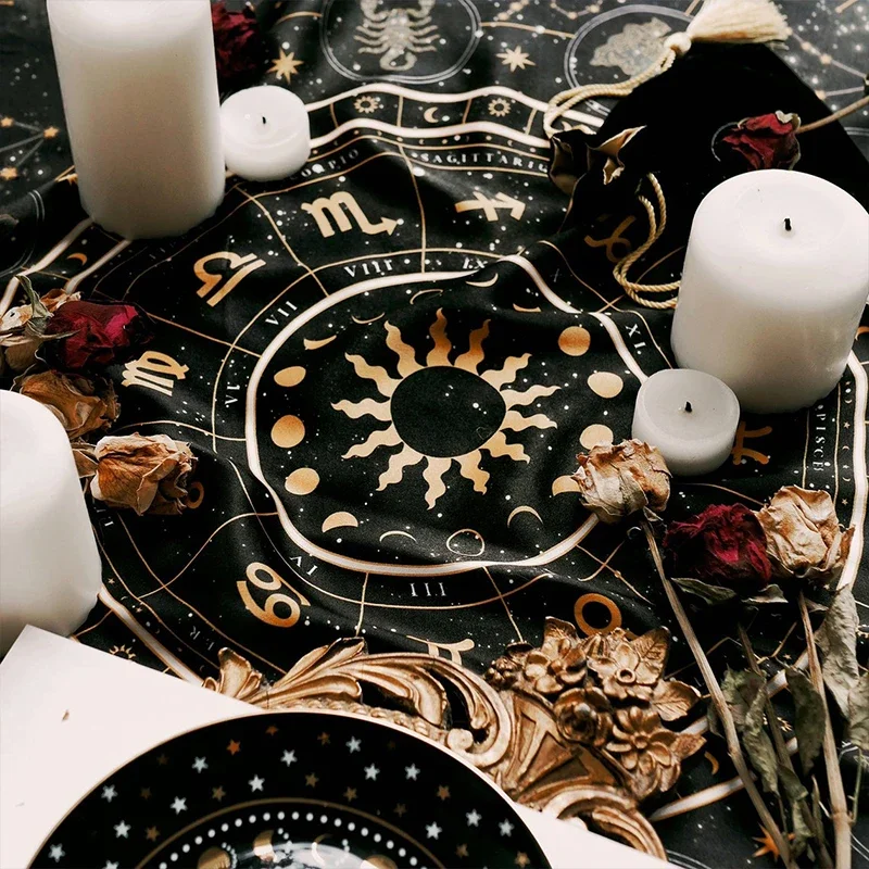 Kain Tarot Roda Zodiak Astrolo - Zodiac Party Games ulasan dan harga