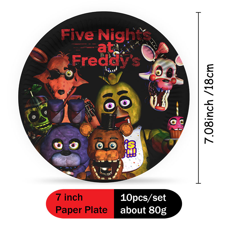 Piring Kertas Bertema FNAF, Ge - Party Games At Wedding ulasan dan harga