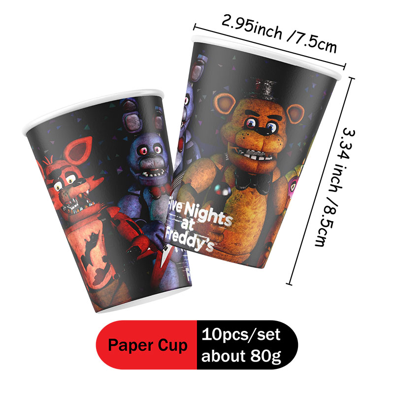 Piring Kertas Bertema FNAF, Ge - Party Games At Wedding ulasan dan harga