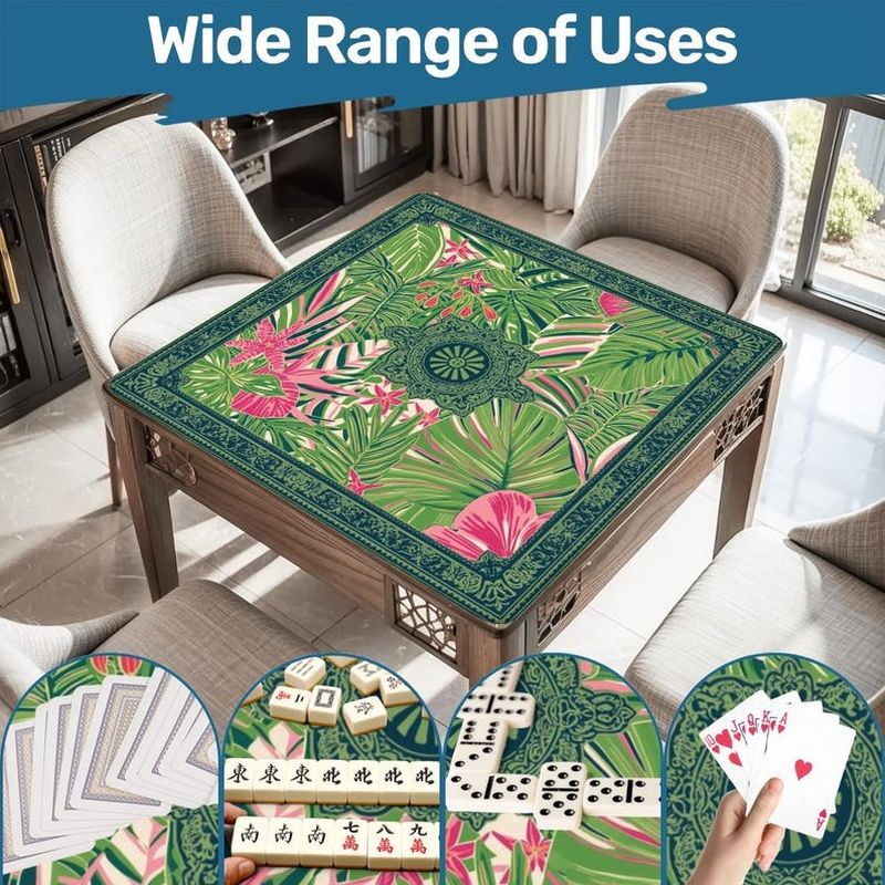 VIKAMA Alas Meja Mahjong Hibis - Party Games Adults Indoor ulasan dan harga