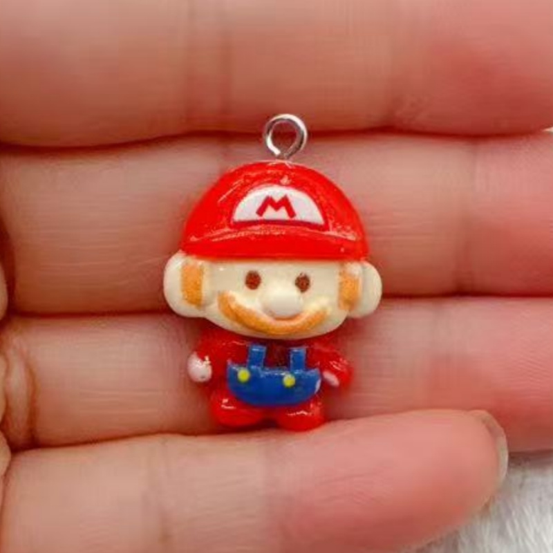 10 buah liontin kartun resin,  - Party Games Birthday ulasan dan harga