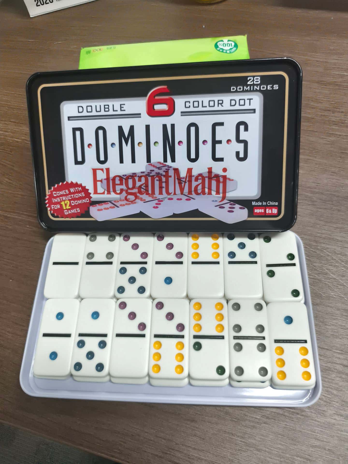 Set Domino Double Six EleganMa - Party Games Board Game ulasan dan harga