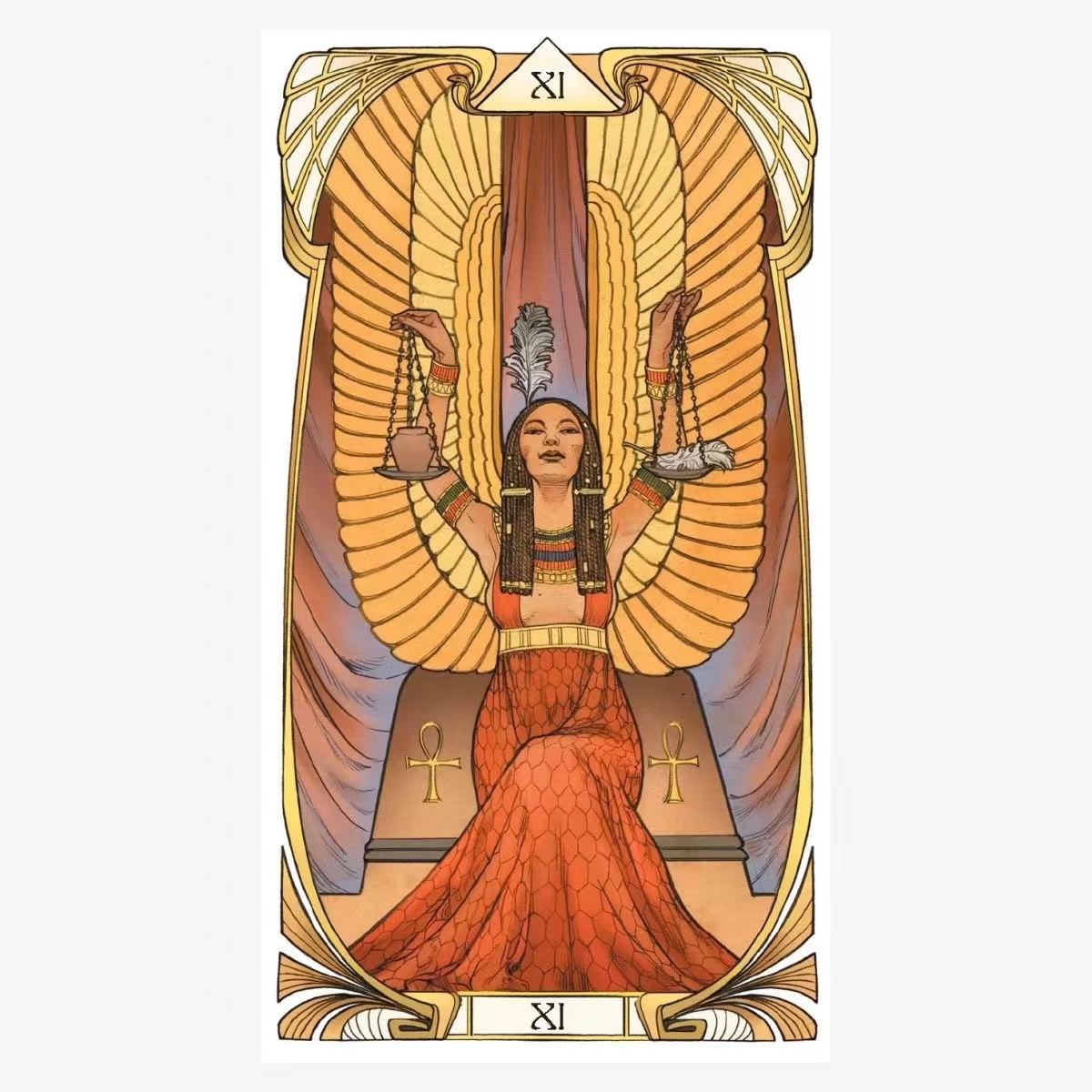 Seni Mesir kartu Tarot Nouveau - Party Games Meaning ulasan dan harga